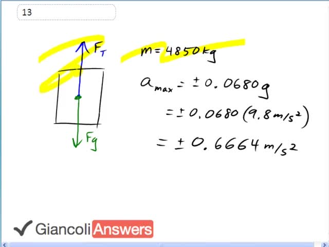 Giancoli 6th Edition Chapter 4 Problem 13 Giancoli Answers