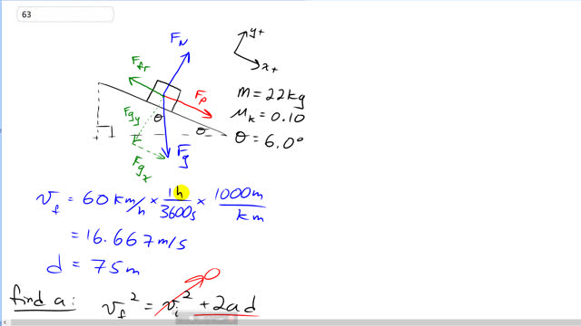 Giancoli 7th Edition, Chapter 4, Problem 63 Giancoli Answers